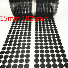 Load image into Gallery viewer, 100Pairs Dots Self Adhesive Fastener Tape 10/15/20/25mm Disc Velcros Adhesive Strong Glue Magic Sticker Round Coins Hook Loop