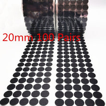 Load image into Gallery viewer, 100Pairs Dots Self Adhesive Fastener Tape 10/15/20/25mm Disc Velcros Adhesive Strong Glue Magic Sticker Round Coins Hook Loop
