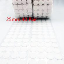 Load image into Gallery viewer, 100Pairs Dots Self Adhesive Fastener Tape 10/15/20/25mm Disc Velcros Adhesive Strong Glue Magic Sticker Round Coins Hook Loop