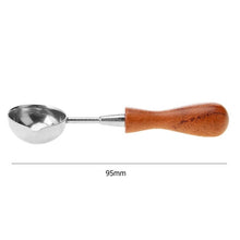 Load image into Gallery viewer, Retro Sealing Wax Furnace Stove Pot Wood Handle Sealing Wax Spoon for Wax Sealing Decorative Wax Stamp Craft Gift