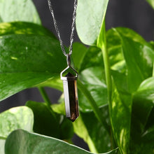 Load image into Gallery viewer, 1PC natural crystal amethyst rose quartz crystal point pendant quartz mineral jewelry couple decoration holiday gift jewelry