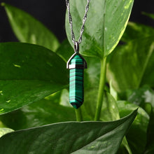 Load image into Gallery viewer, 1PC natural crystal amethyst rose quartz crystal point pendant quartz mineral jewelry couple decoration holiday gift jewelry