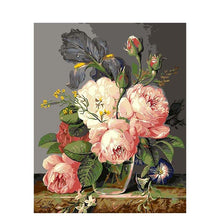 Load image into Gallery viewer, GATYZTORY DIY Painting By Numbers Flowers Canvas Drawing Figure Oil Painting HandPainted Home Decor Gift