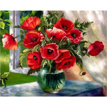 Load image into Gallery viewer, GATYZTORY DIY Painting By Numbers Flowers Canvas Drawing Figure Oil Painting HandPainted Home Decor Gift