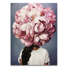 Load image into Gallery viewer, GATYZTORY 60X75cm Oil Painting By Numbers Flower and women DIY Paint by numbers On Canvas Home Decor Frameless Digital Painting