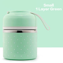 Load image into Gallery viewer, WORTHBUY Drop Shipping Japanese Kids Lunch Box Portable Stainless Steel Bento Box Leak-Proof Food Container Kitchen Lunchbox