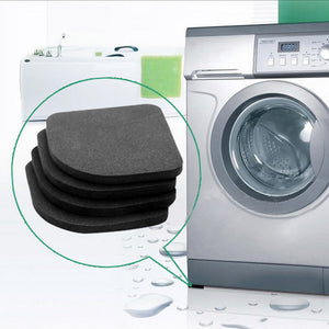 4pcs Multifunction Refrigerator Washing Machine Pad Anti Vibration Mat Non-slip Mats Stand Refrigerator Washing Machine Pads