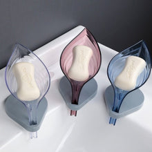Load image into Gallery viewer, Storage Rack Shape Cleaning Suction Holder bathroom Case Supplies Plate Creative Soap Dish Sink Cup Brush Drain Leaf Box gadgets
