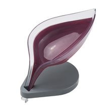 Load image into Gallery viewer, Storage Rack Shape Cleaning Suction Holder bathroom Case Supplies Plate Creative Soap Dish Sink Cup Brush Drain Leaf Box gadgets
