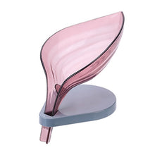 Load image into Gallery viewer, Storage Rack Shape Cleaning Suction Holder bathroom Case Supplies Plate Creative Soap Dish Sink Cup Brush Drain Leaf Box gadgets
