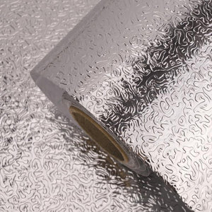 Wide 40/60cm Kitchen Wall Sticker Aluminum Foil Waterproof Removable Self Adhesive Oil Proof Wallpaper Wall Sticker