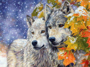 AZQSD Animals Oil Painting By Numbers For Adults Paints By Number Canvas Painting Kits 50x40cm DIY Gift Home Decor