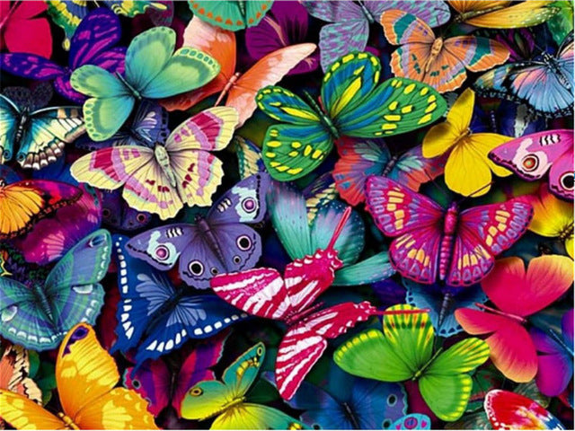 AZQSD Animals Oil Painting By Numbers For Adults Paints By Number Canvas Painting Kits 50x40cm DIY Gift Home Decor