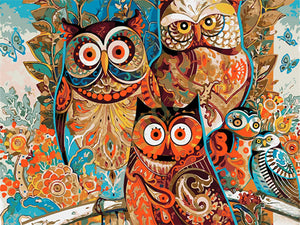 AZQSD Animals Oil Painting By Numbers For Adults Paints By Number Canvas Painting Kits 50x40cm DIY Gift Home Decor