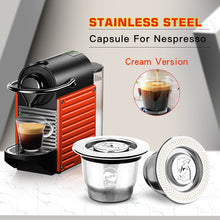 Load image into Gallery viewer, iCafilas Vip Link For Nespresso Reutilisable Refillable Capsule Crema Espresso Reusable New Refillable For Nespresso
