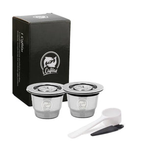 iCafilas Vip Link For Nespresso Reutilisable Refillable Capsule Crema Espresso Reusable New Refillable For Nespresso