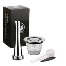 Load image into Gallery viewer, iCafilas Vip Link For Nespresso Reutilisable Refillable Capsule Crema Espresso Reusable New Refillable For Nespresso
